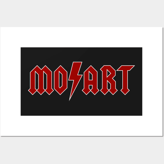 Rock Mozart Wall Art by Woah_Jonny